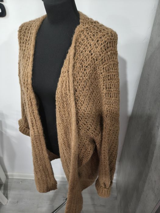 Kardigan damski gruby