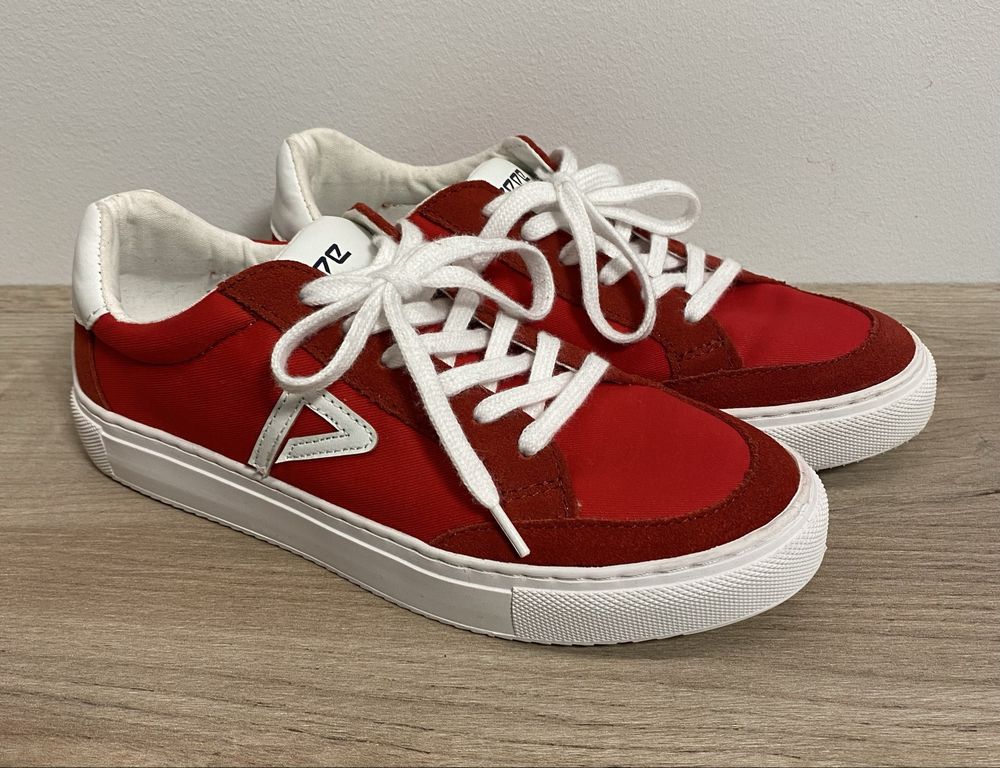 Sneakersy Pepe Jeans Adams Archive Boys 255RED rozmiar 37