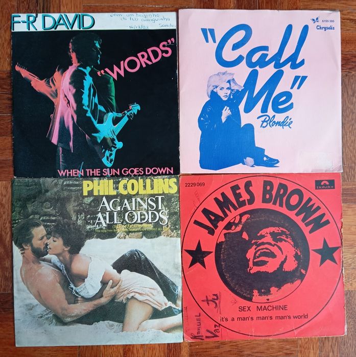 Discos em vinil 7", desde 1€ cada