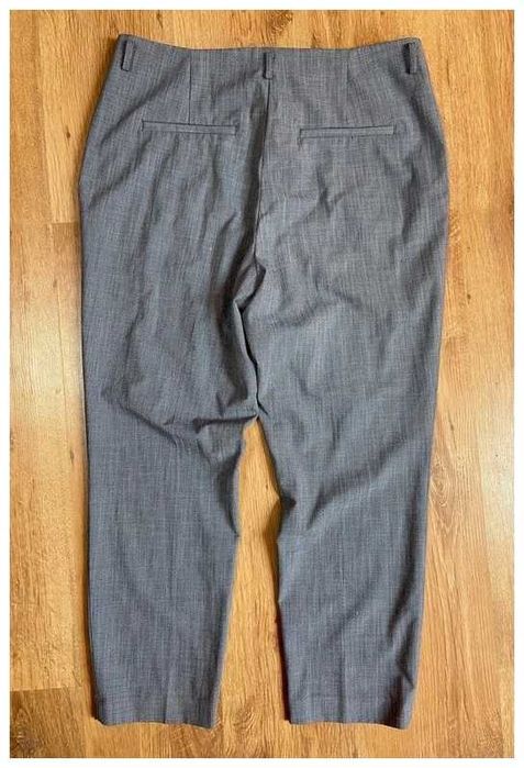 Hm h&m szare cygaretki chinosy modne basic 44 46 plus size +size