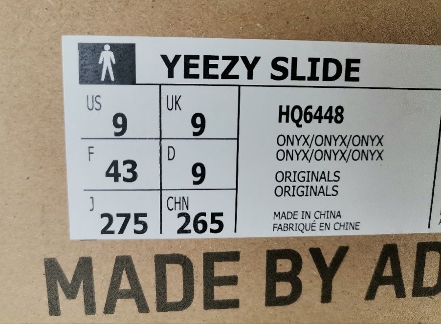 Adidas Yezzy Slide onyx rozm 43 Nowe
