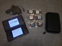 Konsola NINTENDO DS Lite + 6 Gier (odpala gry z Game Boy)