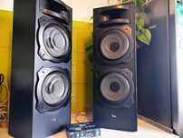 Duże kolumny VK 212E plus wzmacniacz z radiem i bluetooth-pilot