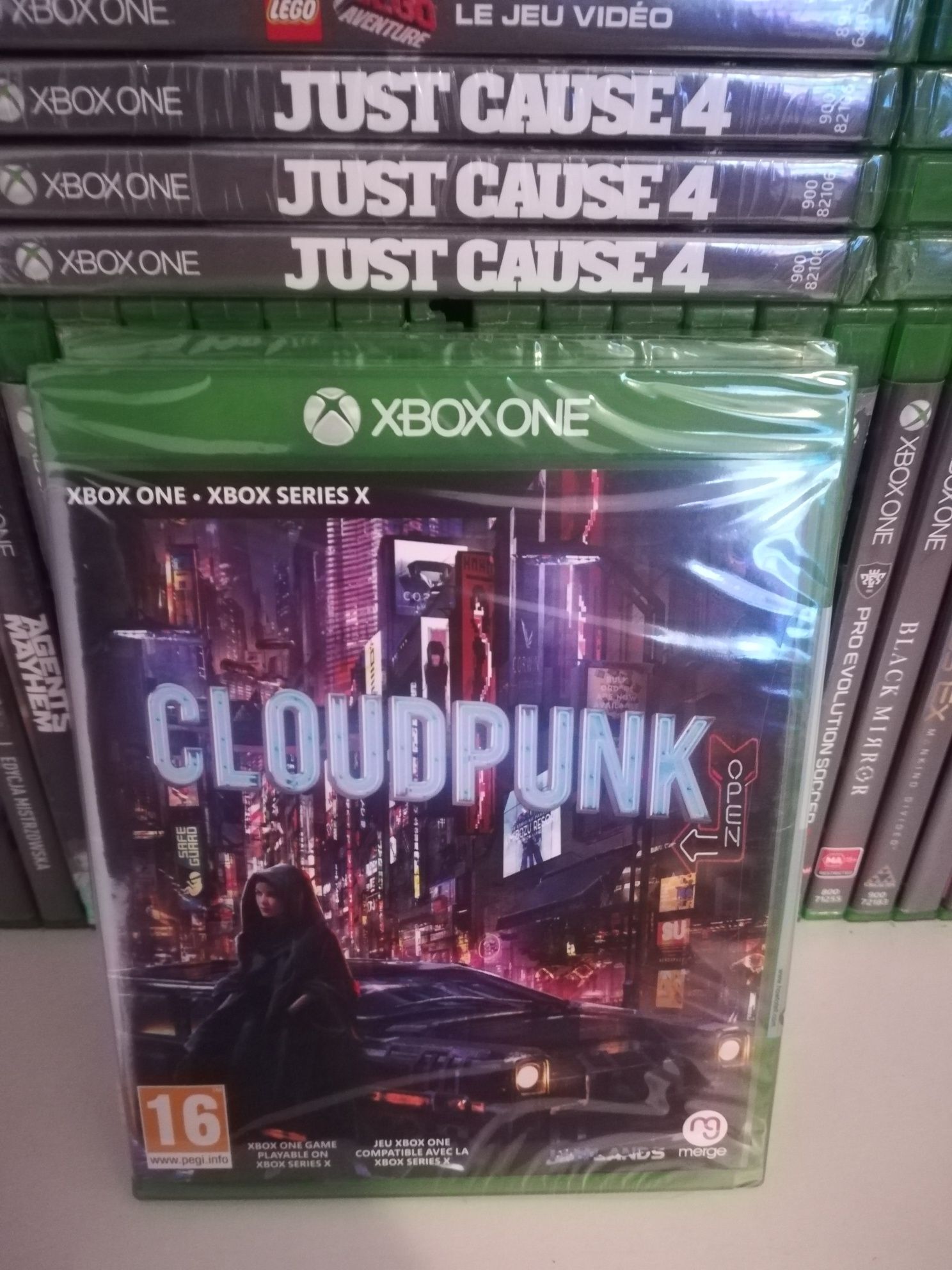 Cloudpunk nowa folia xbox one series x