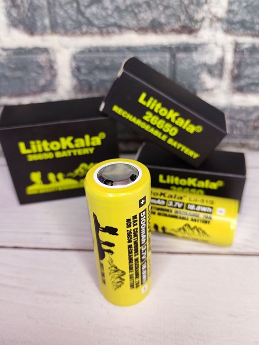 Протестовані Liitokala 26650 із захистом