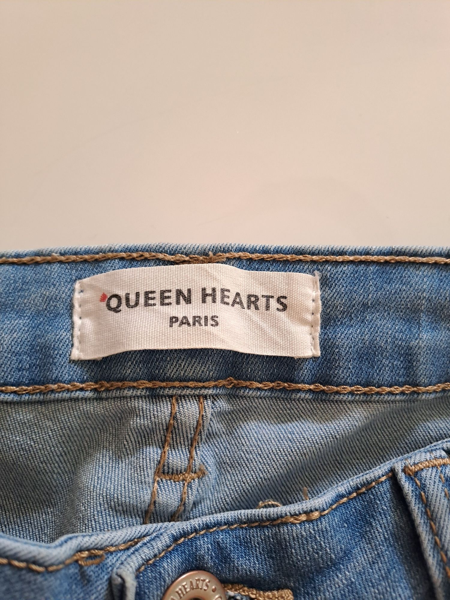 Calças de ganga Queen Hearts M