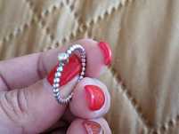 Anel Pandora de Prata e Ouro com Diamante