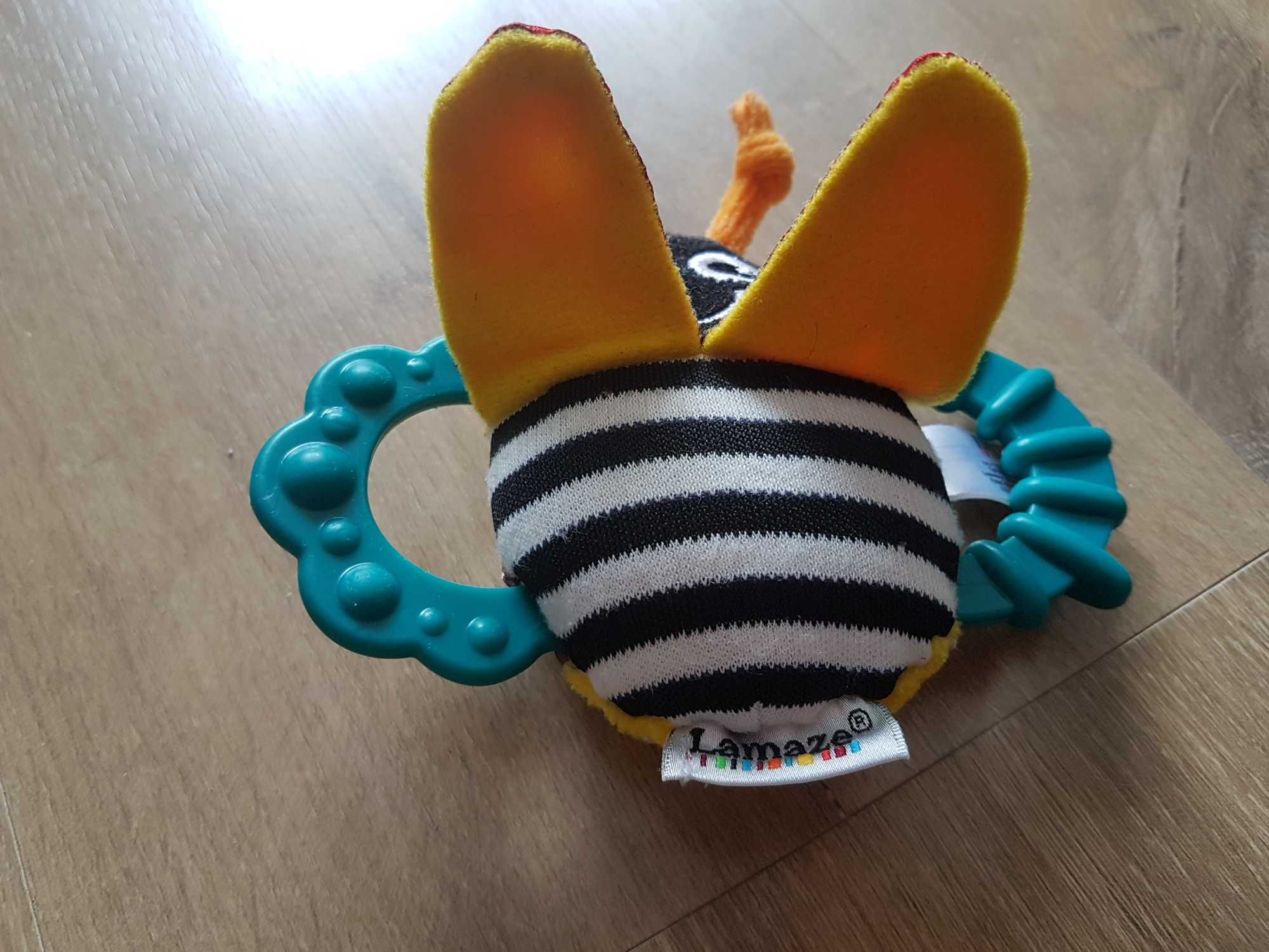 Lamaze dwustronna pluszowa grzechotka biedronka szeleści