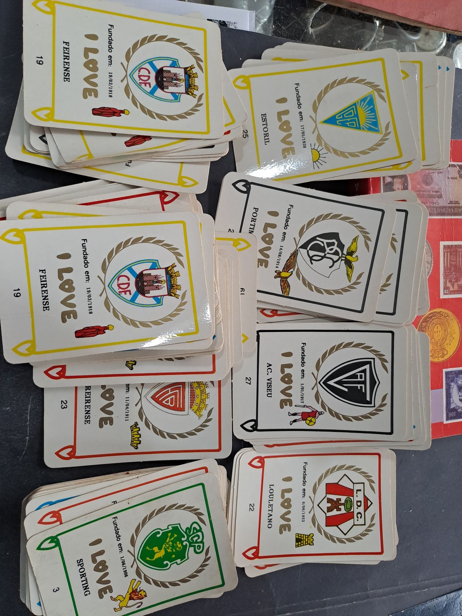 Calendarios de bolso antigos