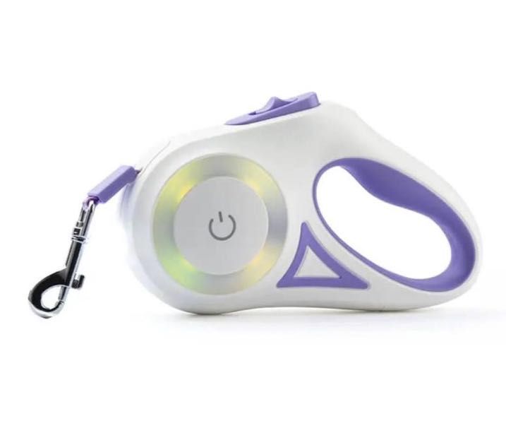 Повідець-рулетка зі світлодіодним підсвічуванням