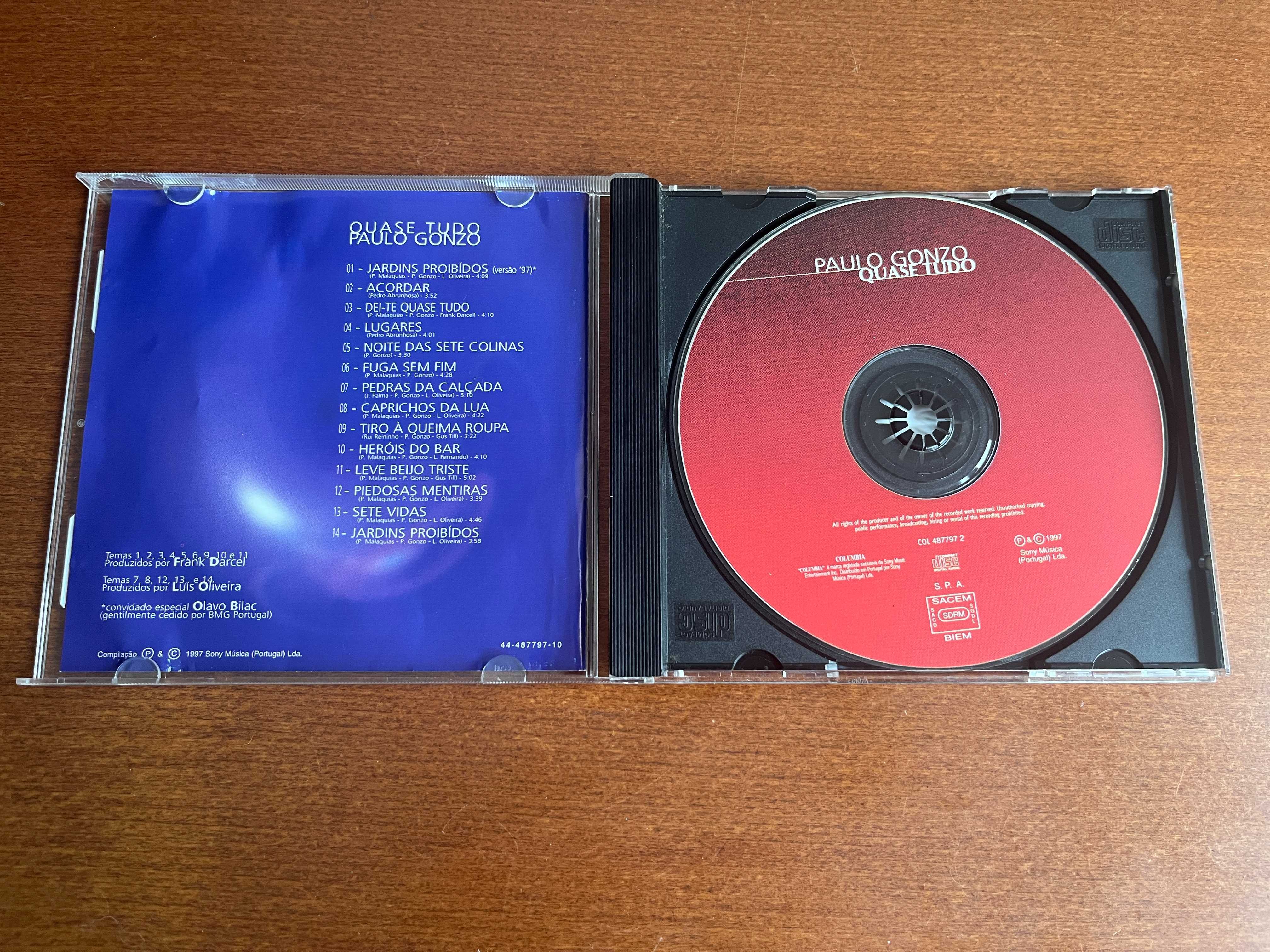 CD Paulo Gonzo - Dei-te Quase Tudo