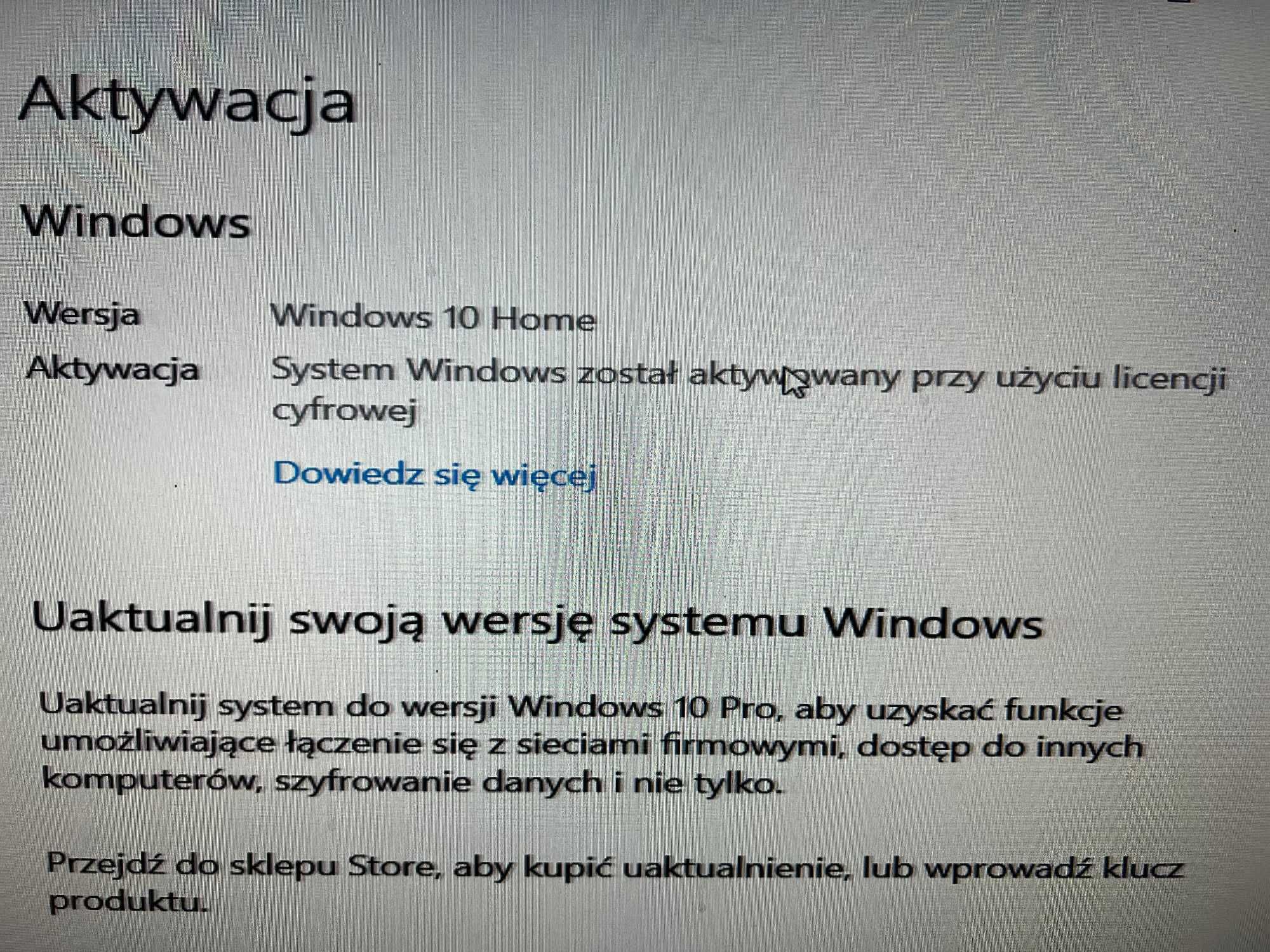 Dell i3 komputer, monitor i głośniki zintegrowane, system Windows 10