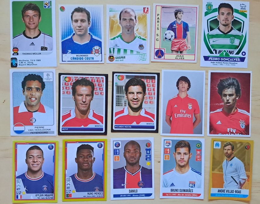 Lote de cromos Futebol da Panini