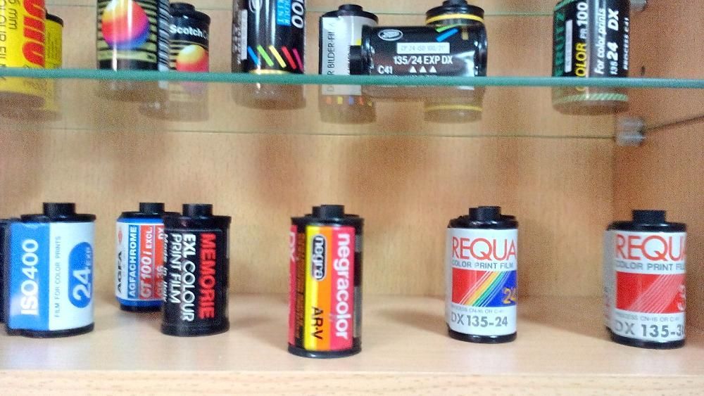 Rolos Fotográficos de 35mm vazios