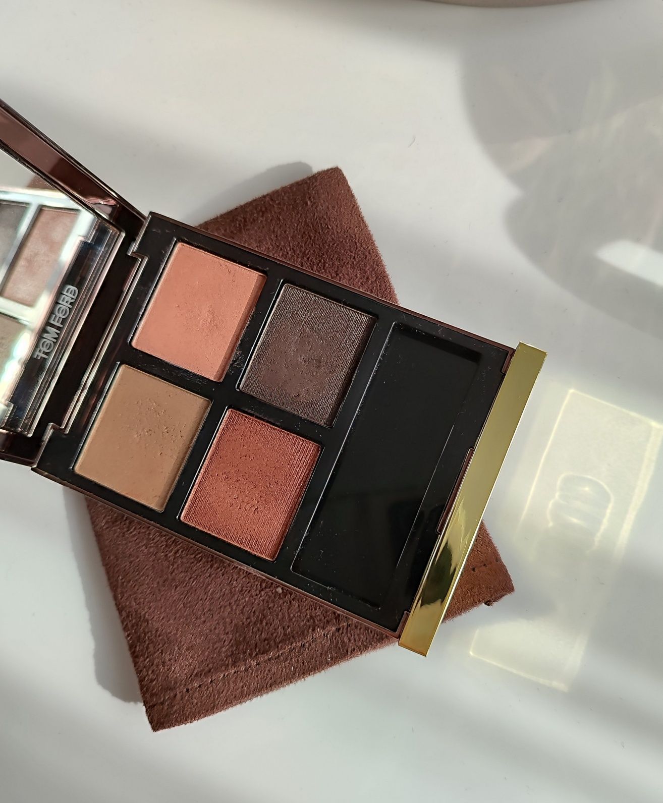 Tom Ford Eye Color Quad Creme Ombres 37 Smoky Quartz paleta cieni