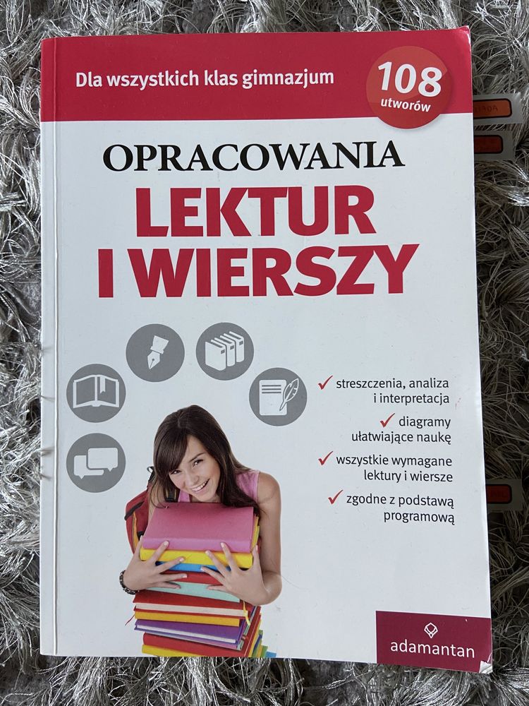 Opracowania lektur i wierszy dla szkoły podstawowej