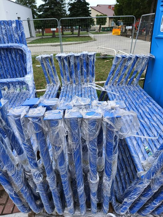 Pochwyt barierka balustrada niebieska nowa