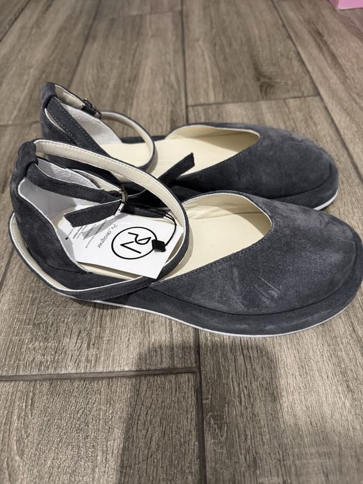 Босоніжки закриті (замша)