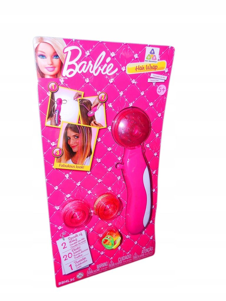 zaplatarka maszynka - owijka na włosy kolorowy warkocz barbie