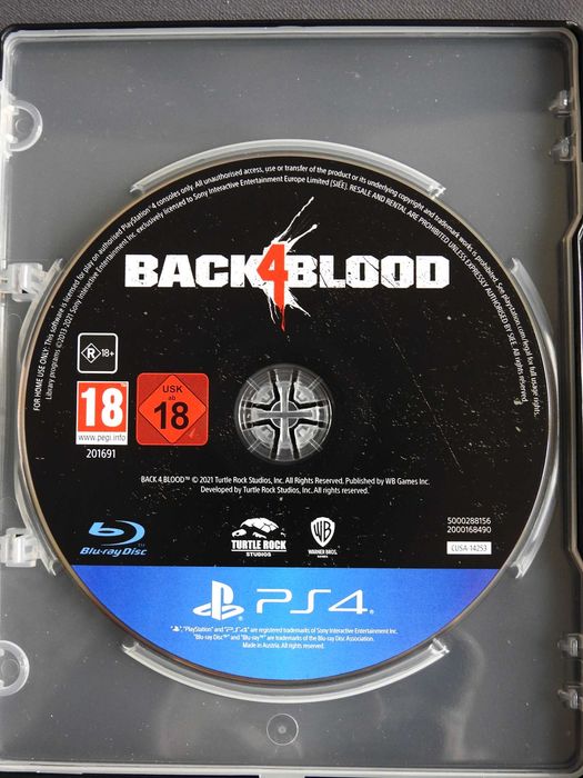 Back 4 Blood Special Edition оригинал диск для PlayStation PS4 PS5