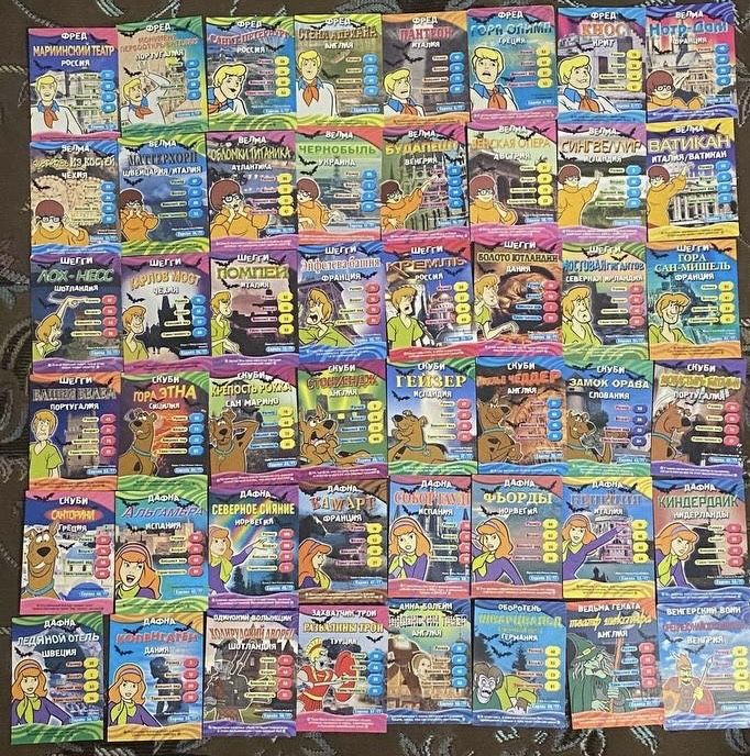 Карточки Scooby-Doo Скуби-Ду Скуби Ду 2006