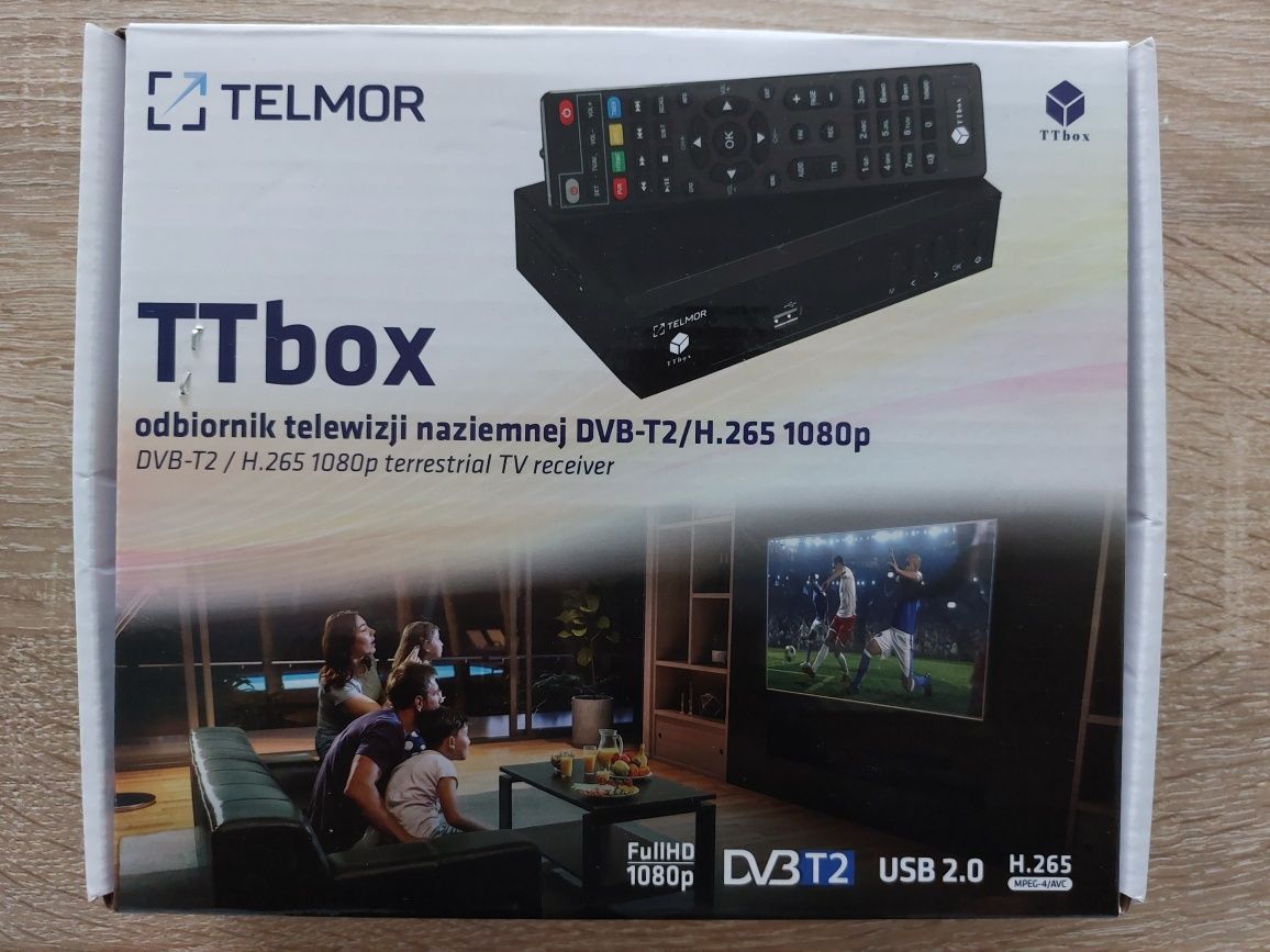 TTBox odbiornik telewizji naziemnej DVB-T2