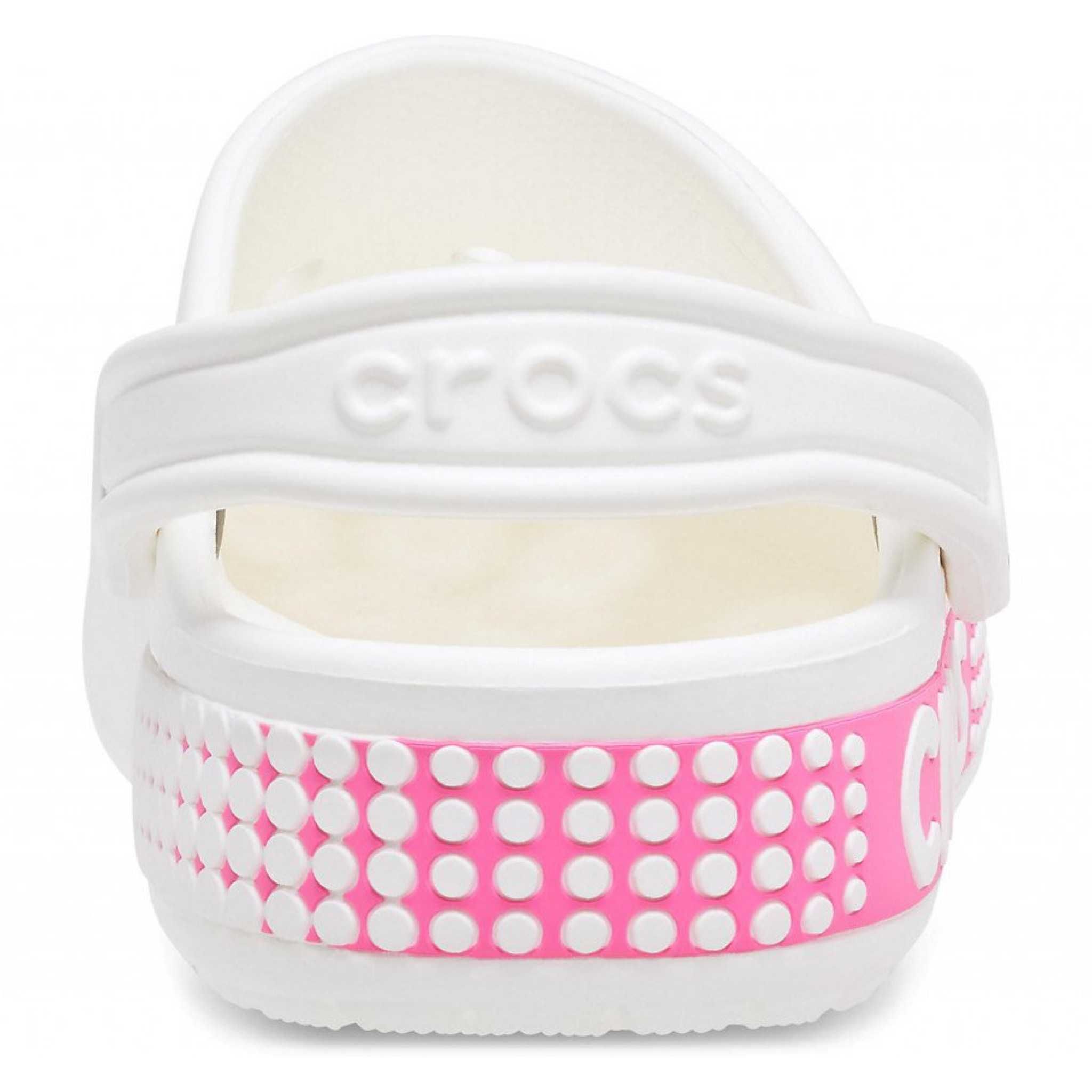 Крокси жіночі Crocs Bayaband Logo Motion White білі чоловічі взуття