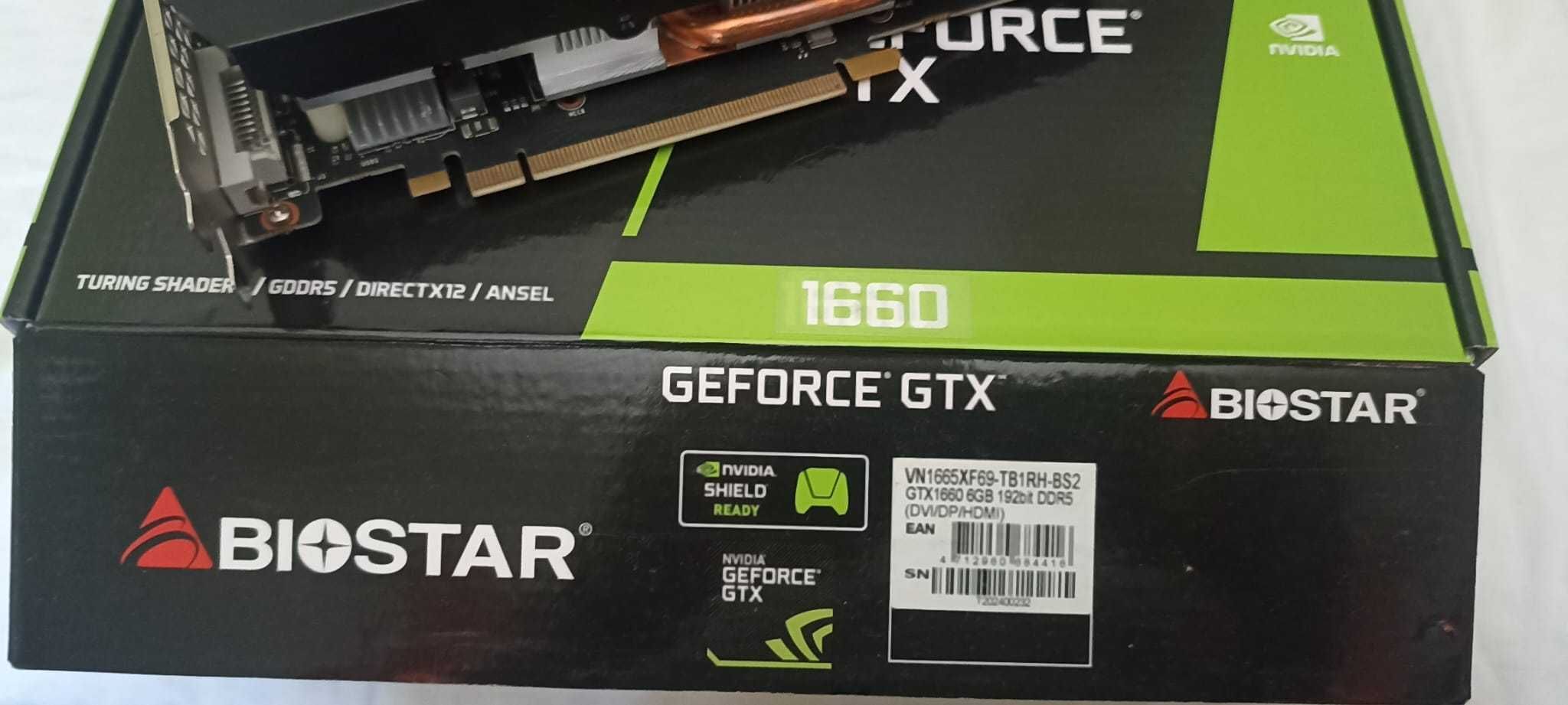Placa Gráfica BIOSTAR GeForce GTX 1660 6GB GDDR5