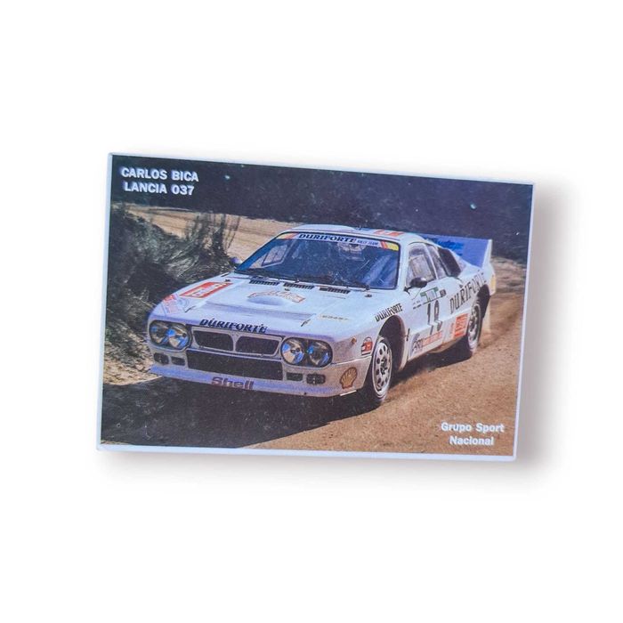 Calendário Bolso “Ralis 86” – Carlos Bica / Lancia 037 (Impala, 1986)