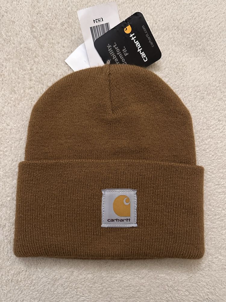 Шапка carhartt коричнева оригінал