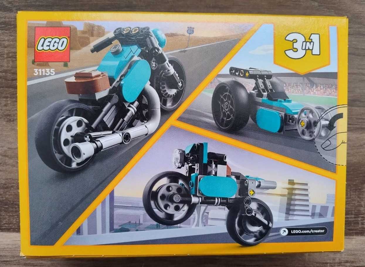 Конструктор LEGO Creator 31135  Винтажный мотоцикл (128 деталей)