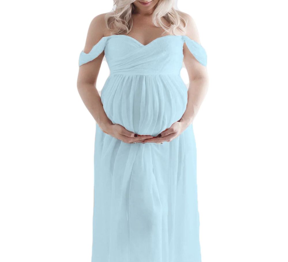 Sukienka ciążowa na sesję zdjęciową Wesele