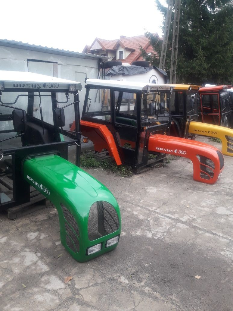 Kabina kabiny Ursus C-330 C-360 traktor bizon Mf Mtz T-25