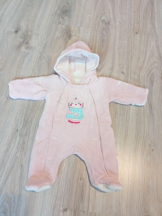 Zestaw ubrań dla dziewczynki, 2 x kombinezon, rozmiar 56 i 62, paka