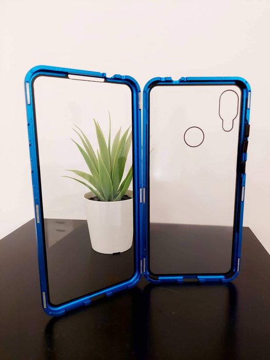 Capas magnéticas transparentes com aros de alumínio