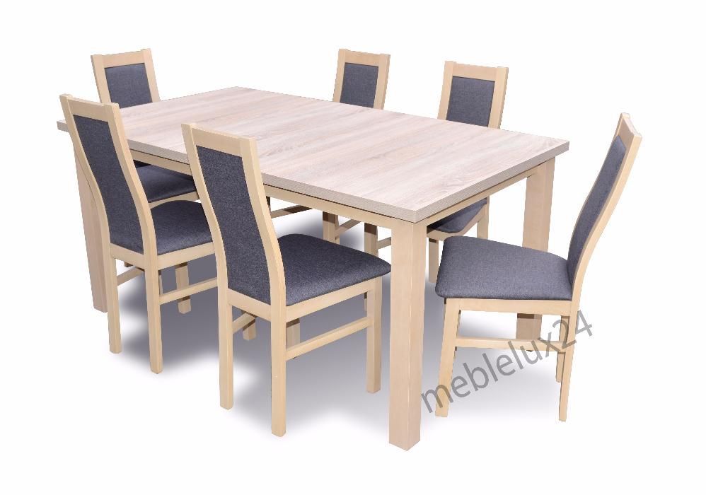 Ładny Zestaw Aga stół + 6 krzeseł SALON/JADALNIA HIT!