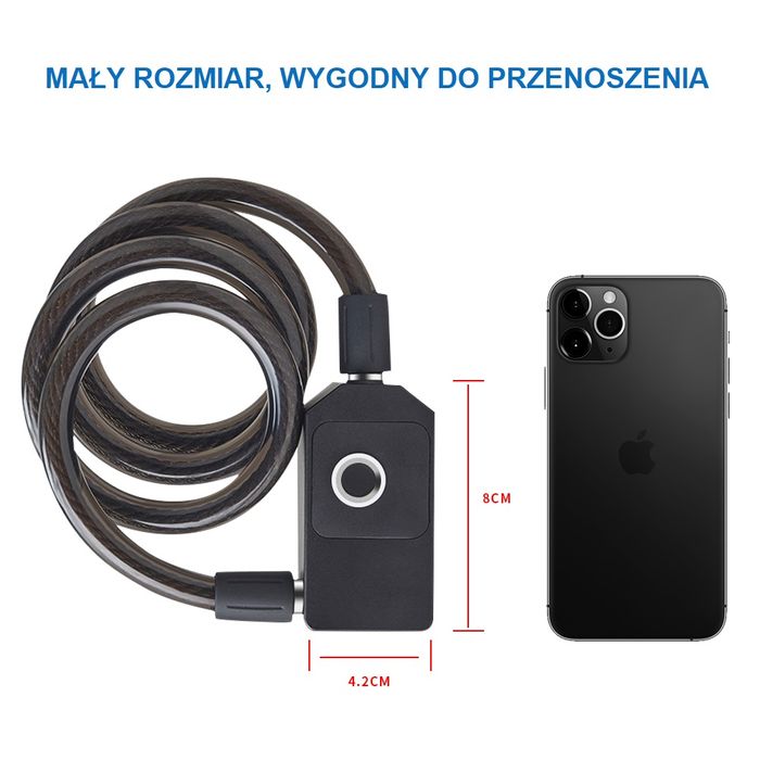 Inteligentne zapięcie rowerowe