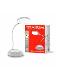 Лампа настольная LED 7W 3000-6500К USB серый TLTF-022G ​​Titanum