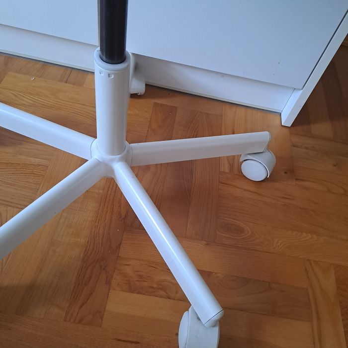 Krzesło do biurka dziecięce białe Ikea