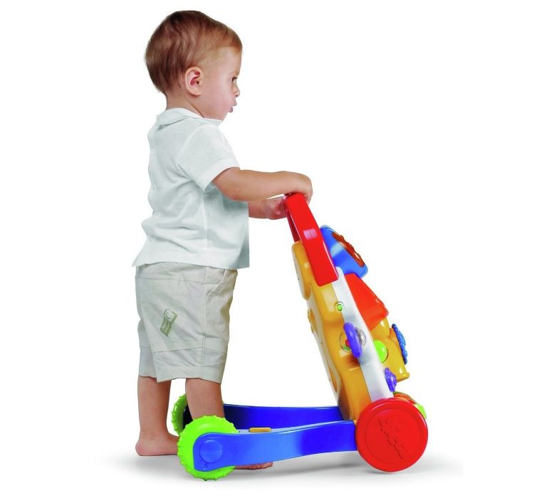 CHICCO  grający pchacz Interaktywny do nauki chodzenia prezent zabawki