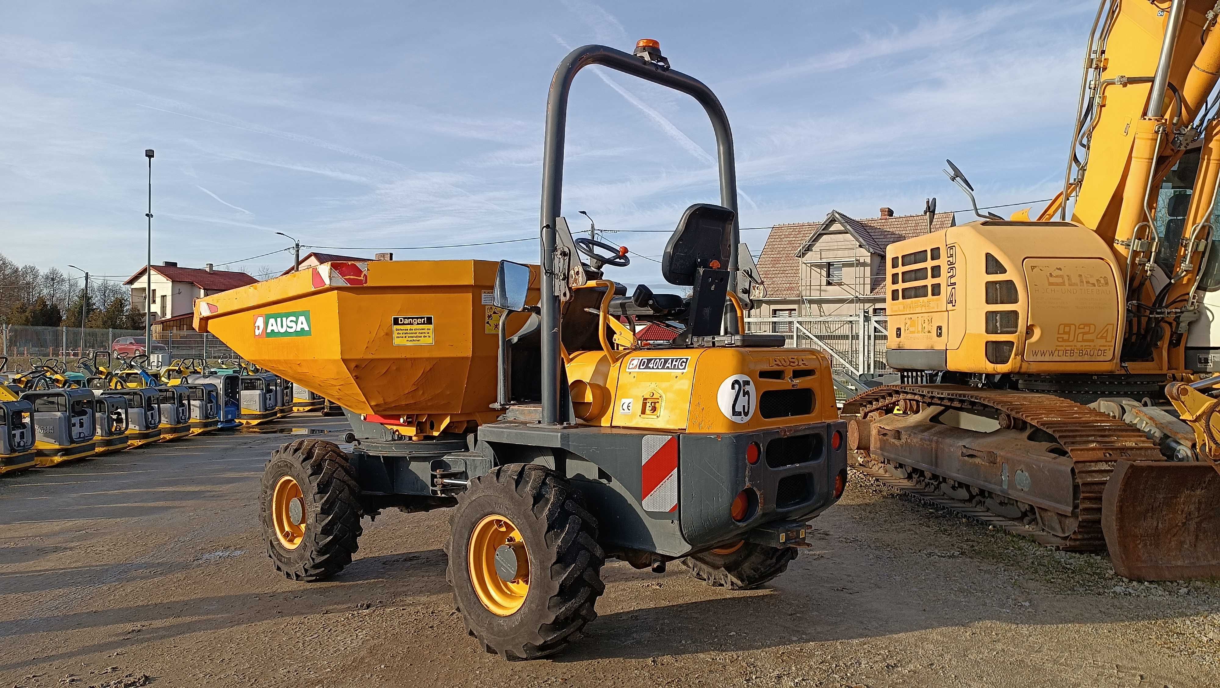 Wozidło Obrotowe AUSA D 400 AHG / 4T / 13r| D 350 terex ta Barford sxr