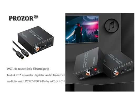 Prozor Cyfrowy konwerter audio Dwukierunkowy konwerter PST148