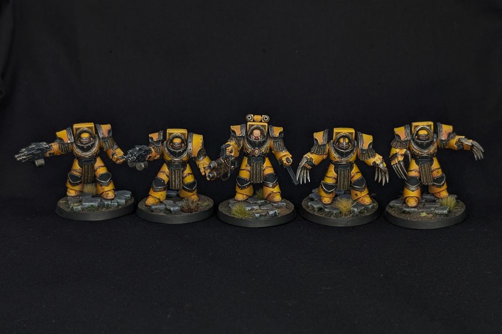 Warhammer 30k Space Marines Horus Heresy Imperial Fists Terminators