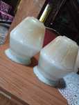 2 klosze do lampy PRL