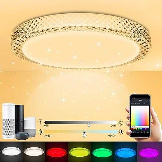 Lampa sufitowa LED inteligentna