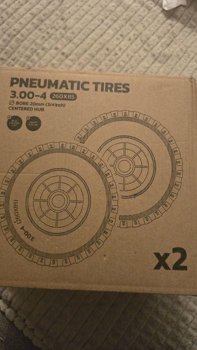 Koła do taczki/wózka 2x Nowe Pneumatyczne! Zestaw