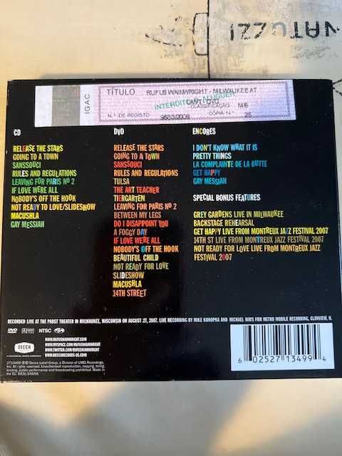 Rufus Wainwright – Milwaukee At Last!!! (CD+DVD)