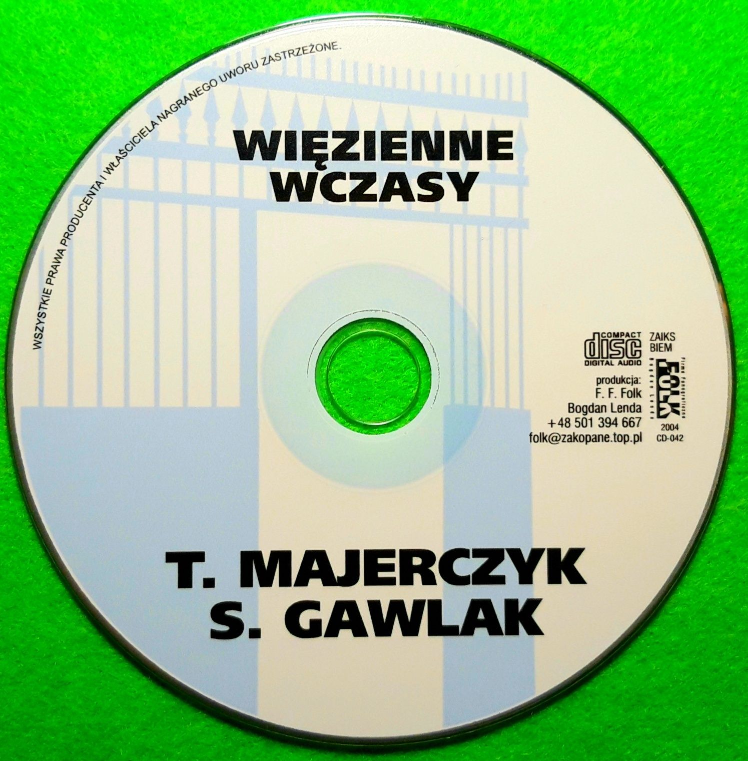 Tadeusz Majerczyk I Stanisław Gawlak - Więzienne Wczasy (CD, 2004)