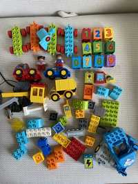 Лот конструктор Lego Duplo паровоз машины