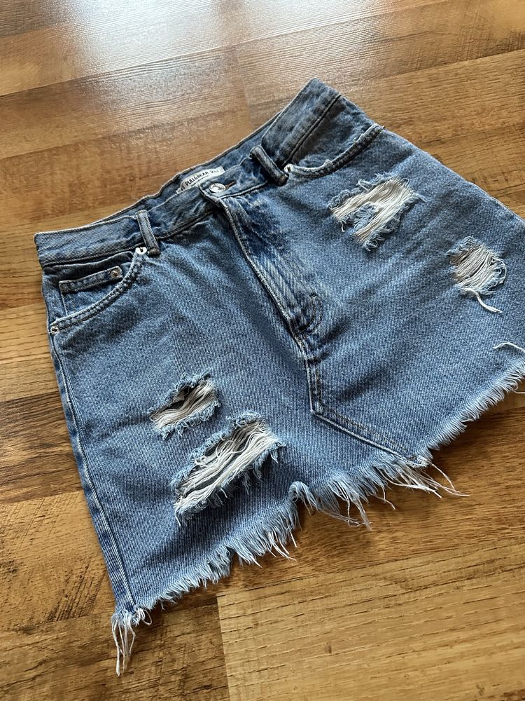 Spodnica mini Pull&Bear M/38 jeans jeansowa